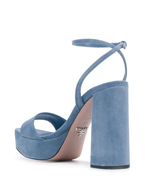 prada round heel sandal|prada chunky heel sandal.